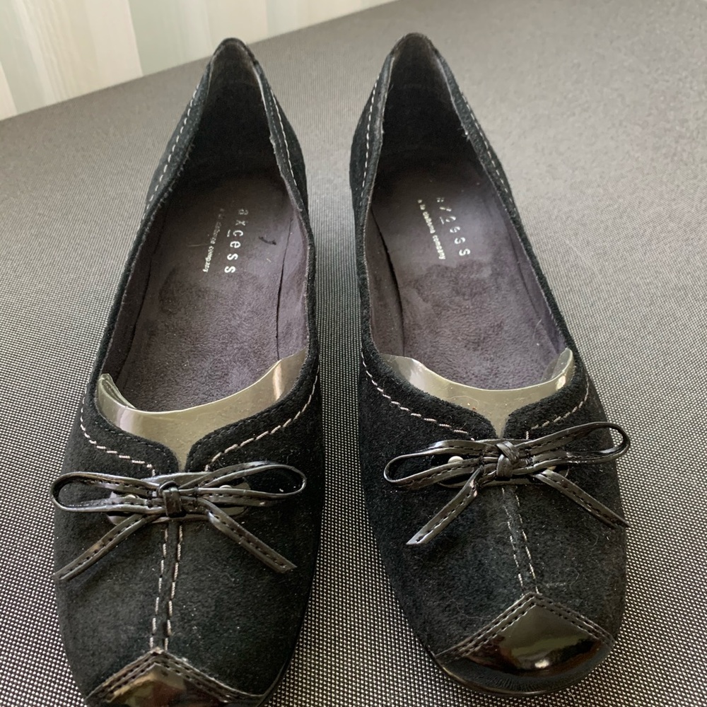 Black Bow tie Flats